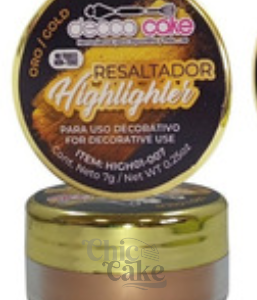 Resaltador Ma Backer and chef oro