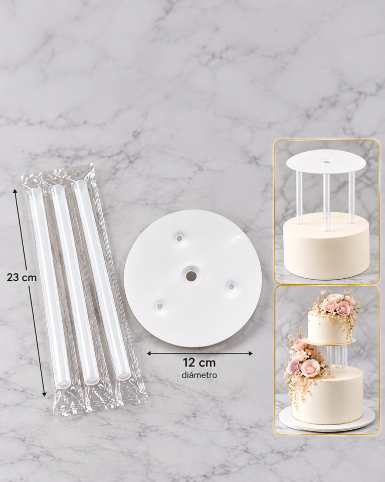 Kit de soportes para pasteles de 23 cm (1)