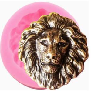 Molde de silicón león