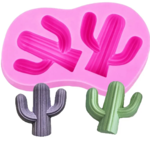 Molde de silicón Cactus