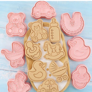 Set Cortador marcador de Baby shower 8 piezas