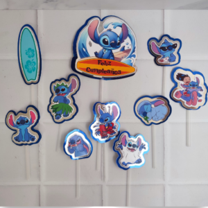 Set de Cake Topper Stich