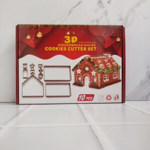 Cortador de galleta Casita 3D