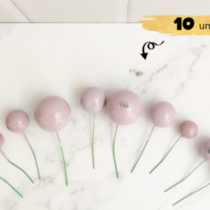 Set de esferas de duroport decorativas Lilas