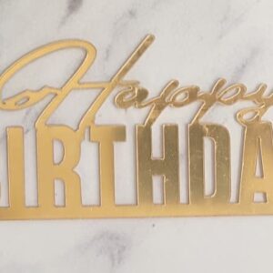 Topper dorado elegante frontal Combinada