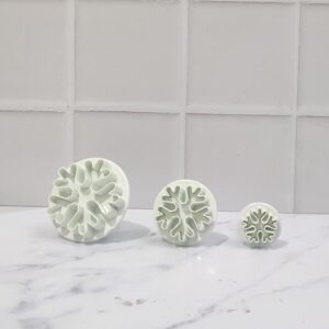 Set de cortadores push Copos de Nieve