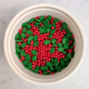 Sprinkles Navideños Holly Chic