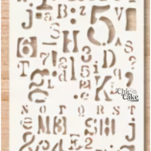 Stencils Letras & Números