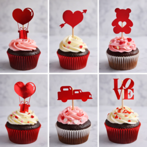 Set de Toppers San Valentín Chic