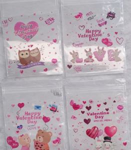 Set de Bolsitas con Adhesivo Happy Valentine Day