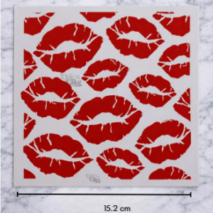 Stencil Decorativo Besos Dulces