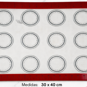 Alfombra de silicón para macarons 30x40 cm