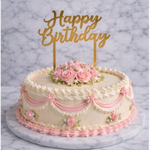 Topper Elegante Encanto Cursivo