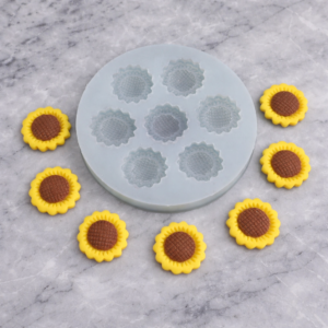 Molde de Silicón Girasoles Mini