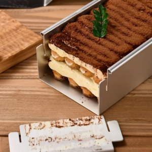 Molde de Aluminio Rectangular para Postres Frios