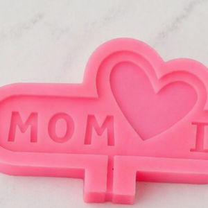 Molde de Silicón Corazón para Mamá