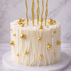 Velas para pastel Chic Onduladas Doradas