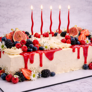 Velas para pastel Chic Onduladas Rojas