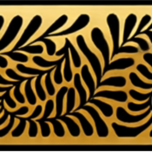 Stencils Hojas Onduladas