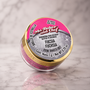 Diamantina Comestible Fucsia