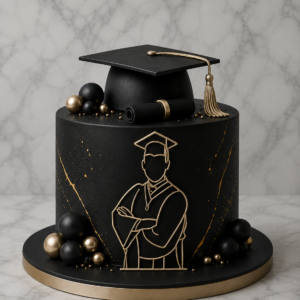Topper Acrílico Graduando Chic
