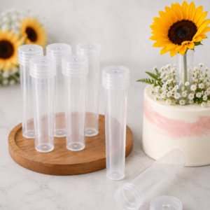 Soportes Plásticos Floral Cake. 10 unidades
