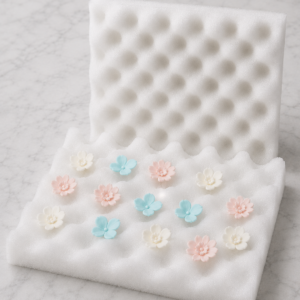 Alfombra de Esponja para Secado de Flores de Fondant