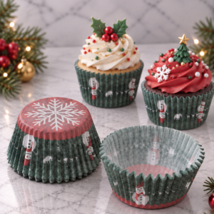 Capacillos Navideños Chic. Nieve Encantada