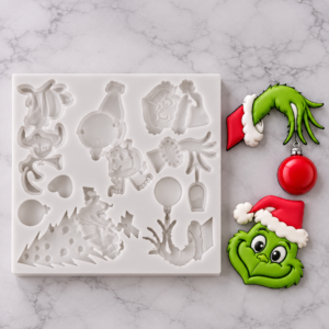 Molde de Silicón Grinch Travieso